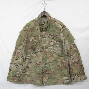 米軍実物 サイズ M-L U.S. ARMY ACU コンバット シャツ ジャケット OCP マルチカム カモ 古着 ビンテージ ミリタリー 2N2504