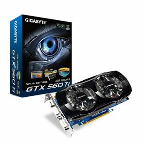 GIGABYTE NVIDIA GeForce グラフィックボード GTX560Ti 1GB OCモデル PCI-E DVI Mini-HD