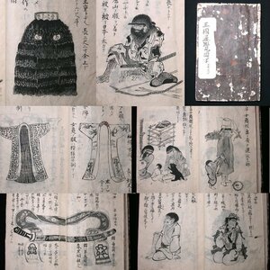 慶應◆古いアイヌ民族重要資料 『三国通覧図説』(林子平著 天明5年) 一冊 禁書の写本 明治4年に書写 肉筆古画 和本 古文書 ②