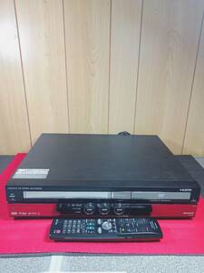 中古　貴重　ジャンク扱い　DV-ACV52 SHARP VHS一体型HDD＆DVDレコーダー AQUOS 地デジ対応 各種ダビング シャープ