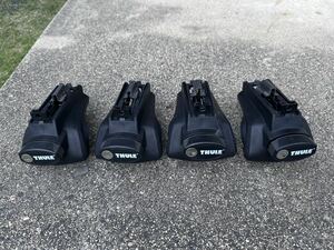 THULE スーリー フット ウィングバー　キャリア ルーフレール車用 Rapid System エクストレイル　アコードツアラー　th757 th961 セット