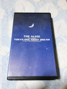 即決 VHSビデオ THE ALFEE(アルフィー) TOKYO ONE NIGHT DREAM ビデオパンフレット