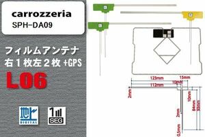 地デジ カロッツェリア carrozzeria 用 フィルムアンテナ SPH-DA09 対応 ワンセグ フルセグ 高感度 受信 高感度 受信