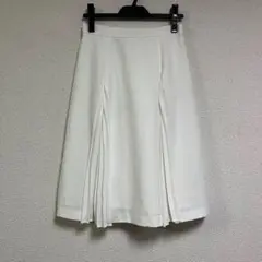 【即納】 MERCURYDUO ジプシーサッププリーツ切替スカート ホワイト F