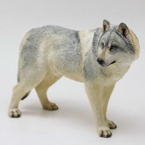 Mr.Z 1/6 サイズ オオカミ 狼 ウルフ 動物 リアル フィギュア 樹脂 大人のおもちゃ 模型 動物好き 誕生日 プレゼント 置物 ドール (001)