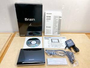 貴重　SHARP　シャープ　Brain　ブレーン　PW-AC890-B　カラー電子辞書　電子辞書　エレガントブラック　現状品