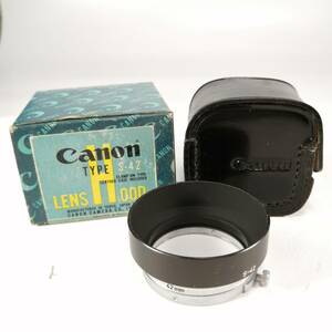 Canon TYPE S-42 LENS HOOD カメラ アクセサリー キヤノン レンズ フード ②