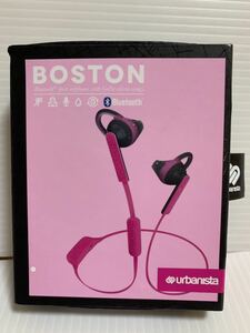 ☆未使用 urbanista アーバニスタ BOSTON ボストンBluetooth4.0 ワイヤレスイヤホン Pink ピンク イヤホン