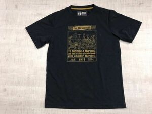 Marmot マーモット Mountain Limited デサント DESCENTE製 アウトドア プリント 半袖Tシャツ カットソー メンズ ポリエステル100% M 紺