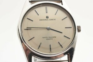 ユニバーサルジュネーブ ホワイトシャドー ラウンド クォーツ メンズ 腕時計 UNIVERSAL GENEVE