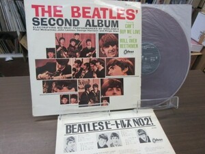 K２//LP///ザ・ビートルズ (The Beatles) 赤盤「Second Album」//ポートレート付き