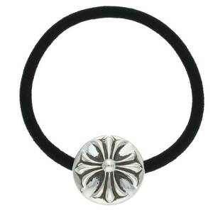 クロムハーツ Chrome Hearts HAIRBAND/クロスボールボタンヘアゴム シルバーコンチョ 中古 SS07