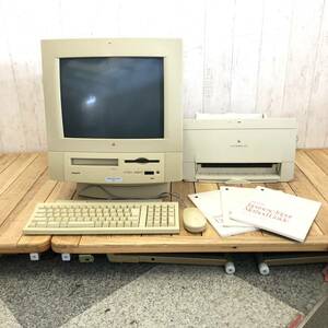 ＊Apple M3046 Macintosh Performa 5210 パーソナルコンピュータ プリンター/キーボード/マウス付 レトロ Color StyleWriter 2400 ジャンク