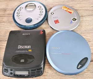 SONY D-EJ775 D-101 D-EJ2000 イービーアイ 2WayCDプレーヤーⅡ CDウォークマン WALKMAN CDプレーヤー 4点セット ジャンク品