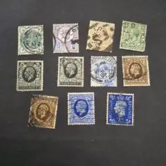 外国切手 戦前イギリス穿孔切手