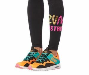 Zumba Instructor High Waist ed Ankle Leggings-Black ズンバウェア　インストラクター限定品　カラフルロゴ　レギンス　ブラック黒