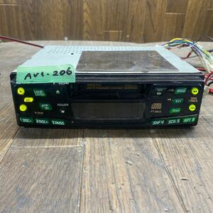 AV1-206 激安 カーステレオ テープデッキ SANYO FT-3612V 0K805361 カセット AM/FM 簡易動作確認済み 中古現状品