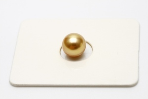 アコヤ真珠パールルース　7.0-7.5mm　ゴールドカラー