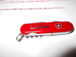 使用品　オールド　ウェンガー　LLビーン　L.L.Bean　レッドカラー　85ｍｍ　ロック機能付き　M