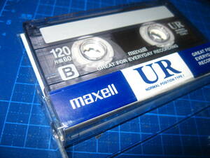 7使用済み　中古　 カセットテープ　日立Maxell　UR　Type1　ノーマル　120分 　1本　爪あり　No.1130