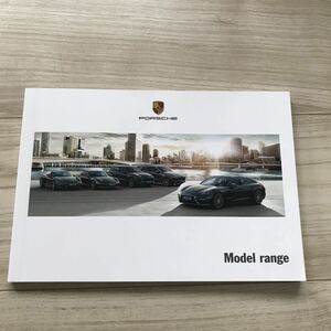 ポルシェ Model range 総合 カタログ 2016年10月発行 911 ターボ ケイマン ボクスター パナメーラ カイエン マカン