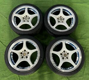 RAYS VOLK RACING CHALLENGE PCD114.3 18X8.0J 18X9.0J 225/40R18 235/40R18 タイヤホイール4本セット