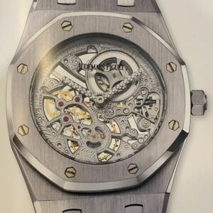 激レアです！Audemars Piguet ROYAL OAK Openworked ロイヤルオークスケルトン K18WG 無垢 機械はK14WG ジェラルドジェンタ デザイン！