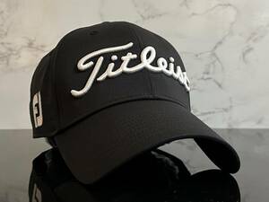 【未使用品】362KF★Titleist タイトリスト ゴルフ キャップ 帽子 CAP 上品で高級感のあるブラックにシリーズロゴとFJロゴ♪《FREEサイズ》