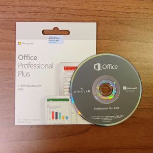 Microsoft Office 2019 Professional plus DVD永続版パッケージ　新品未開封　認証保証
