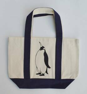 ペンギントートバッグ、キャンバストートバッグ、送料無料