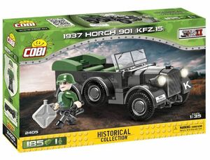 COBI ブロック ☆ Small Army WWII シリーズ ☆ ドイツ軍 統制型乗用車 ホルヒ 901 (KFZ.15) 1937年仕様 ☆ 新品・未開封 ☆ EU製