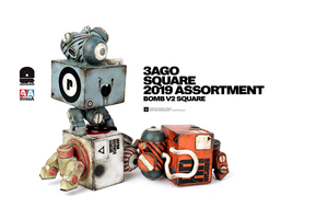 3AGO World War Robot Bomb V2 Square Set [3AGO ボムV2スクウェア・セット] 1/9スケール　threeA アシュレイウッド