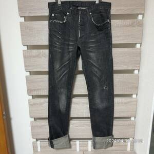 1000円〜　美品　人気　Dior HOMME ディオールオム　クラッシュ　ダメージ　ジーンズ デニムパンツ サイズ28