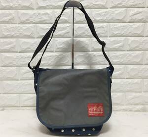 no19592 Manhattan Portage マンハッタンポーテージ ナイロン 斜め掛けショルダー バッグ メッセンジャー ☆