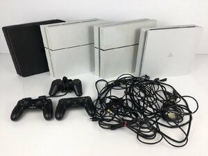 rh PS4 本体 コントローラー 周辺機器 まとめ セット (1) Playstation プレイステーション ケーブル 現状品 中古 hi◇52