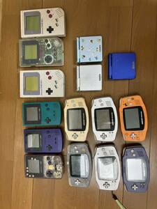 Nintendo GAMEBOY ゲームボーイカラー ゲームボーイポケット まとめて15点 本体 ジャンク