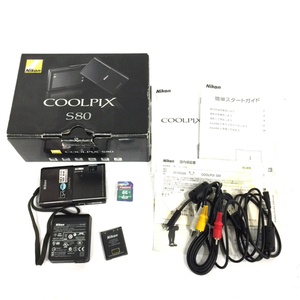 Nikon COOLPIX S80 6.3-31.5mm 1:3.6-4.8 ED VR コンパクトデジタルカメラ QG054-133