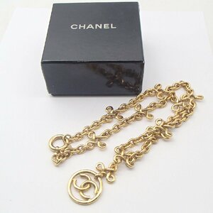 ◎CHANEL シャネル ネックレス/ ヴィンテージ　ココ ココマーク アクセサリー 箱◎KI