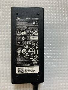 DELL ACアダプタ 型番：LA45NM140 入力：100-240V 1.3A 50-60Hz 出力：19.5=2.31A 付属品＝本体＋電源コード