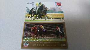 JRA ウオッカ ジャパンカップ 日本ダービー カード 2枚セット CLUB KEIBA 競馬 ウマ娘