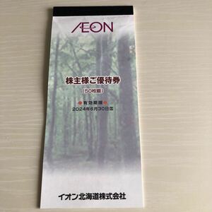 イオン北海道株式会社 株主優待券 1冊2500円分 6月30日迄