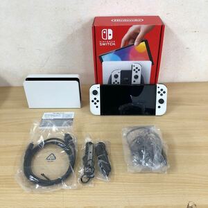 中古品 任天堂 Nintendo Switch 有機ELモデル ホワイト ニンテンドースイッチ Joy-Con HEG-S-KAAAA 付属品完品 ゲーム機