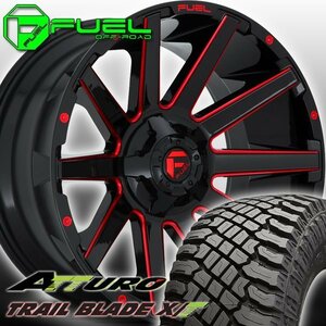 FUEL D643 CONTRA タンドラ セコイア ダッジラム 20インチタイヤホイールセット ATTURO TRAIL BLADE XT 275/55R20 285/55R20 305/55R20 X/T