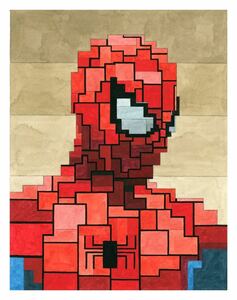 ADAM LISTER Spider Man アダムリスター スパイダーマン シルクスクリーン KAWS