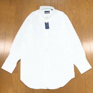 新品 CHRISTIAN ORANI クリスチャンオラー二 B.D. ストライプ ワイシャツ L-82 白 ホワイト 長袖 カッターシャツ 国内正規品 メンズ 未使用