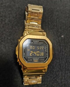 CASIO G-SHOCK DW5600P ゴールド メタルカスタム 時計付き