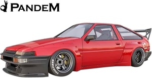 【M’s】トヨタ AE86 スプリンタートレノ 後期 PANDEM フロントバンパー／／FRP ハチロク パンデム エアロ TRUENO カスタム