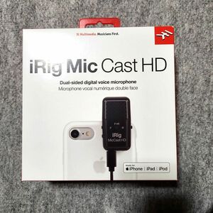 未開封 IK iRig Mic Cast HD モバイル用高品質マイク スマホ 60s23-4746-5