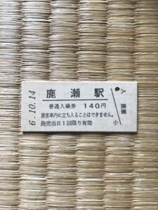 JR東日本 磐越西線 鹿瀬駅（平成6年）