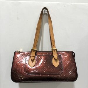 【LOUIS VUITTON】ルイヴィトン モノグラム ヴェルニ ローズウッド・アヴェニュー M93510 ショルダーバッグ レッド レディース ts202309